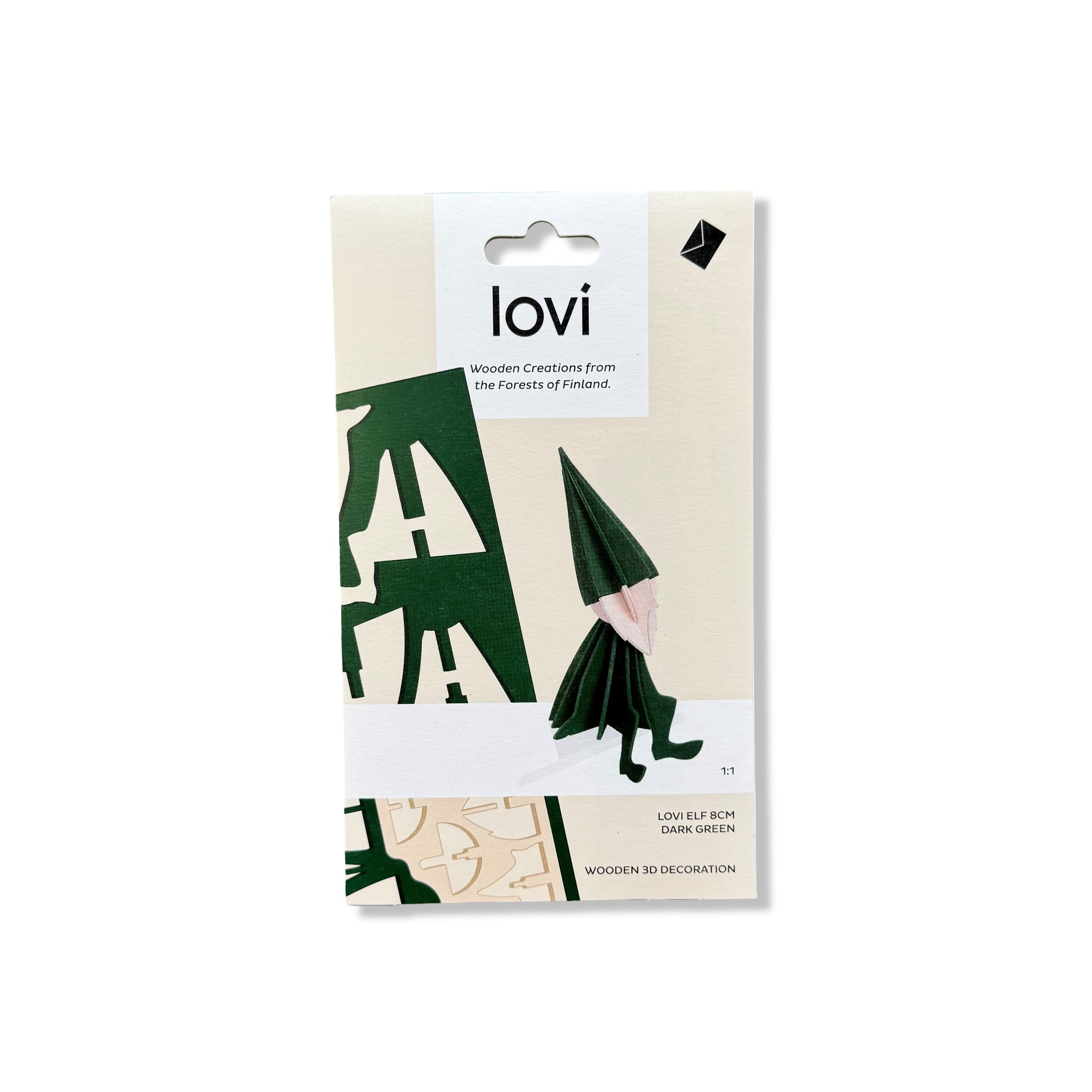 Lovi Elf 8 cm Dark Green - Image 2