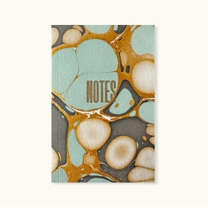 Marbled Notebook Aqua