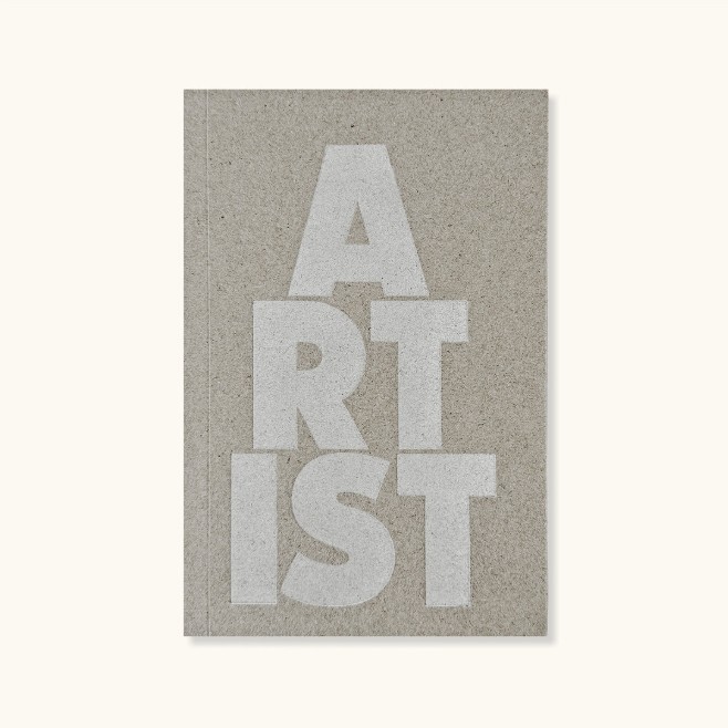 Artist Typography Notatbok
