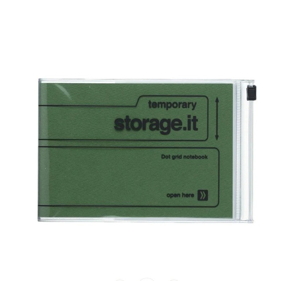 Storage.it Notatbok A6 Grønn