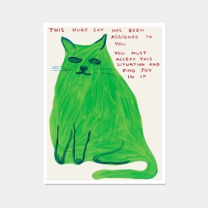 David Shrigley Poster - This Huge Cat