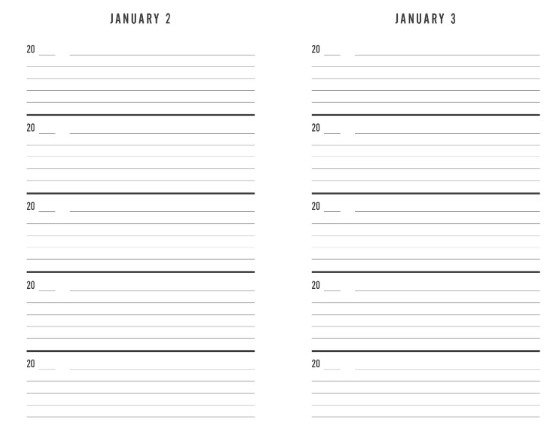 Black Canvas One Line a Day - Bilde 3