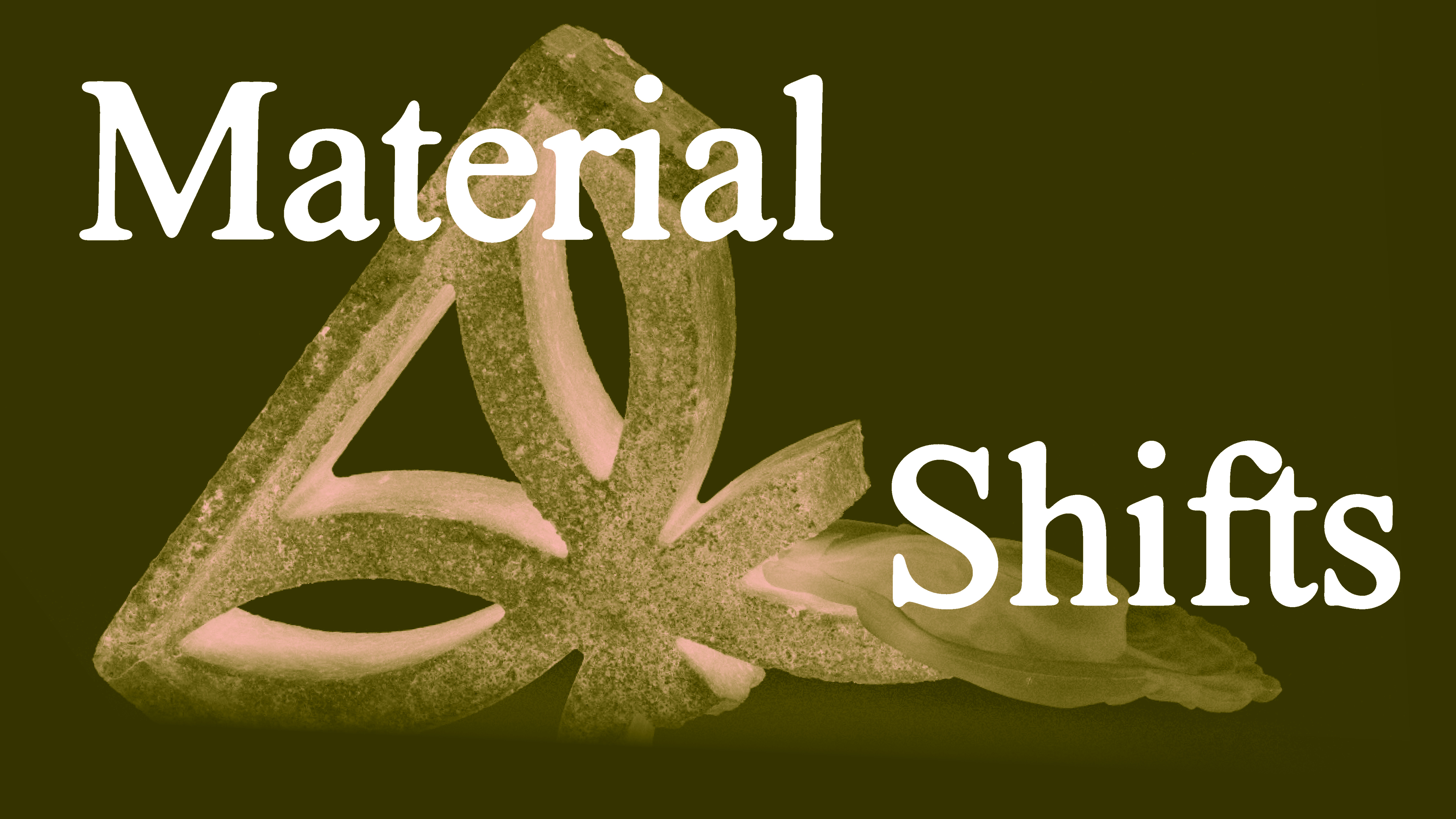 Material Shifts utstillingsplakat