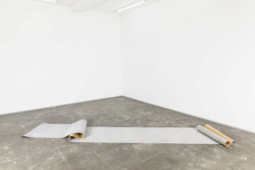 Ane Mette Hol, Untitled (Silver Drawing), 2018. Courtesy of the artist and OSL contemporary
